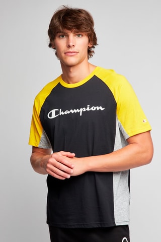 T-shirt Noir et moutarde