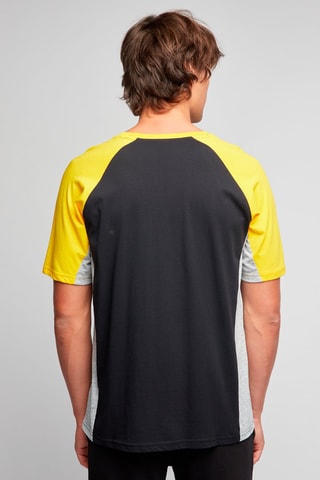 T-shirt Noir et moutarde