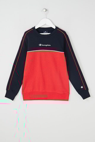 Sweat Bleu nuit et rouge