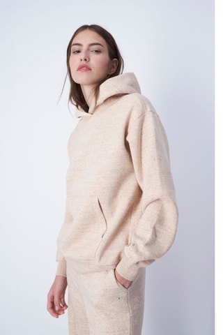 Sweat à capuche - Beige chiné