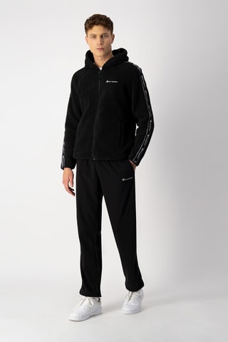 Sweat à capuche polaire Noir