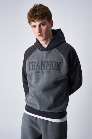 Sweat à capuche Champion Athletics Bleu marine