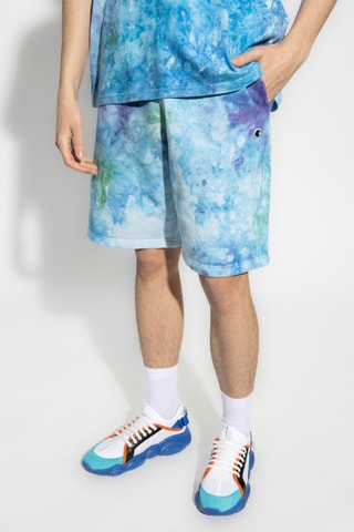 Bermuda tie and dye - Bleu