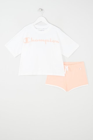 T-shirt et short Blanc et rose
