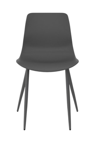 Chaises Nala mix de couleurs (beige, gris foncé et terracotta) et pieds métal - lot de 6