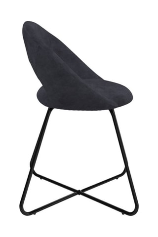 2 sillas Malone - 50 x 60 x 79 cm - Tapizado de terciopelo