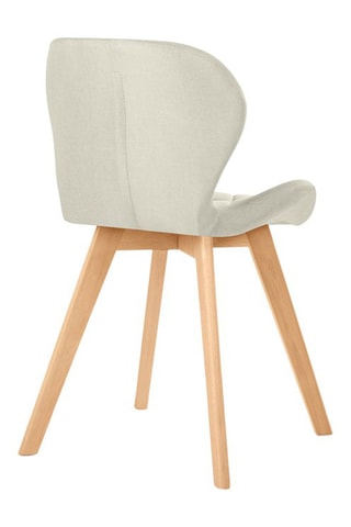 4 chaises Gatsby - Structure en bois - Pieds en hêtre - 47,5 x 50 x 79 cm