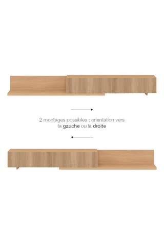 Mueble de TV extensible Movena - 215/360 x 54 x 30 cm