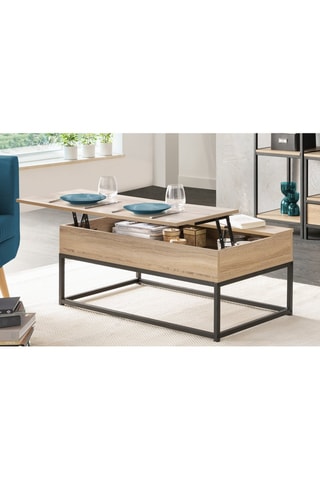 Mesa baixa ajustável Manufacture - Tampo em madeira - 99 x 55 x 41 cm