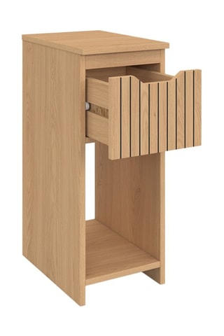 Tables de chevet Faustine avec 1 tiroir - lot de 2