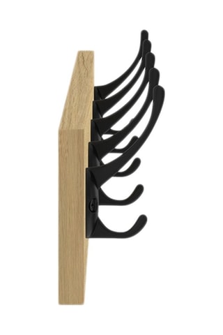 Porte manteau mural Memphis 5 patères - lot de 2