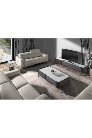 Sofá Cinzento e preto