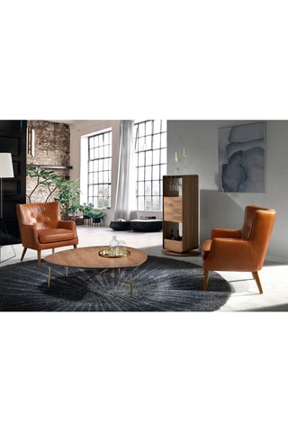 Móvel de bar giratório Imitação de nogueira