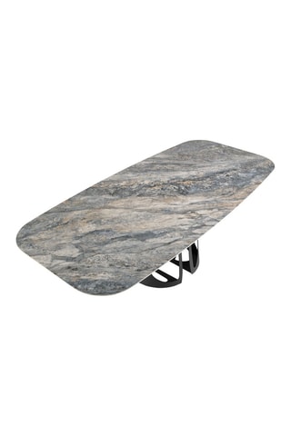 Mesa de refeição - Azul e cinzento