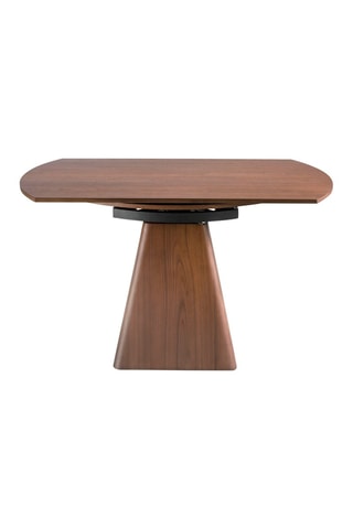 Mesa de refeição extensível Castanho