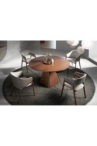 Cadeira Cinzento e natural