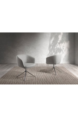 Cadeira giratória Cinzento