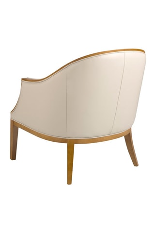 Cadeirão - Branco e natural