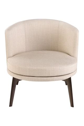 Cadeirão Creme e castanho