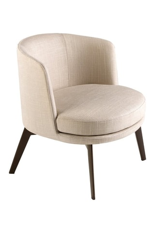 Cadeirão Creme e castanho