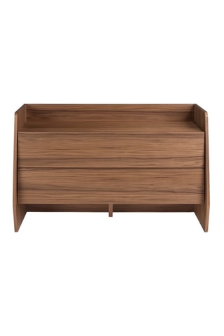 Consola 2 gavetas - Imitação de nogueira