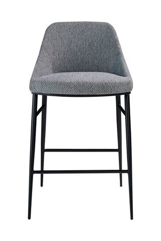 Banco de bar Cinzento e preto