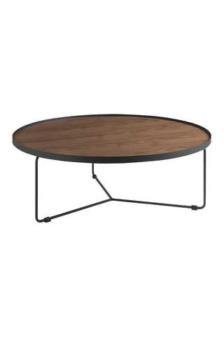 Mesa de centro Natural e preto