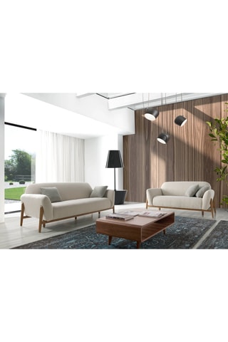 Mesa de centro Imitação de nogueira