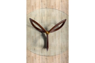 Mesa de centro Natural e transparente