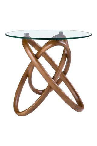 Mesa baixa - Transparente e natural