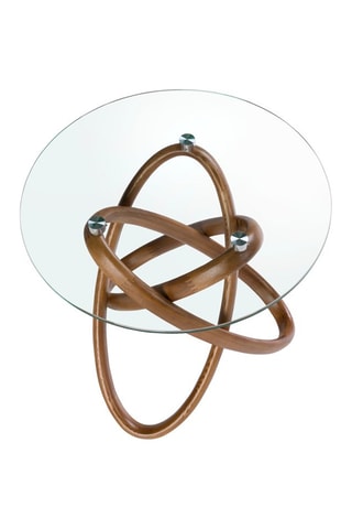 Mesa baixa - Transparente e natural