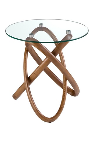 Mesa baixa - Transparente e natural