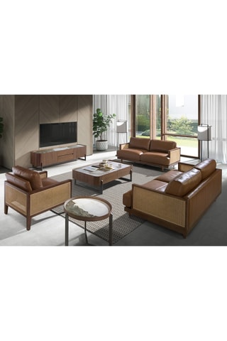 Mesa de apoio - Natural e cinzento