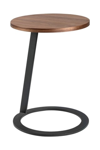 Mesa de apoio Natural e preto