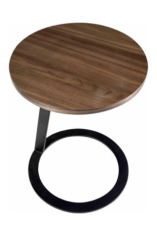 Mesa de apoio Natural e preto