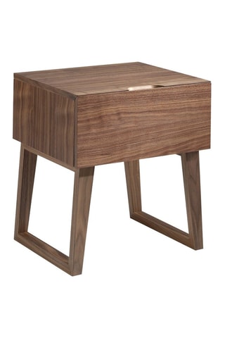 Mesa de cabeceira Imitação de nogueira