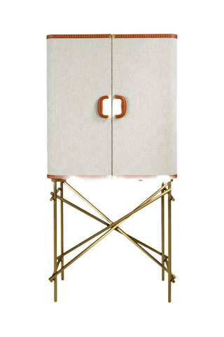 Aparador 2 portas em madeira - 82 x 169 x 53 cm