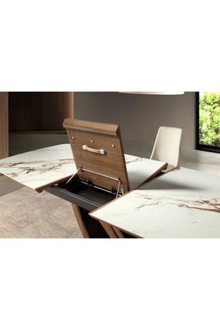 Tavolo da pranzo estensibile in marmo - 180/230 x 76 x 100 cm