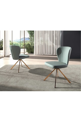 2 cadeiras giratórias - 49 x 83 x 63 cm