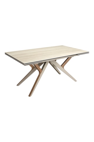 Mesa de refeição extensível em madeira - 160/240 x 76 x 100 cm