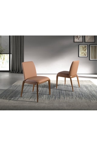 2 cadeiras em madeira - 52 x 60 x 83 cm