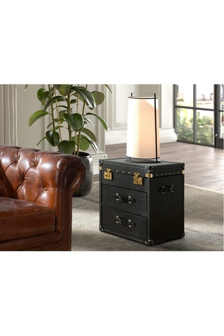 Baú - Preto - 55 x 50 x 62 cm 