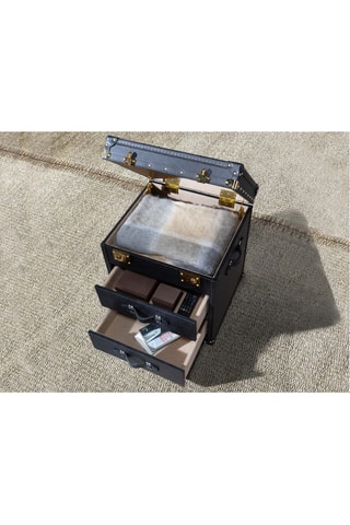 Baú - Preto - 55 x 50 x 62 cm 