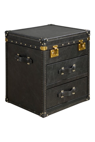 Baú - Preto - 55 x 50 x 62 cm 