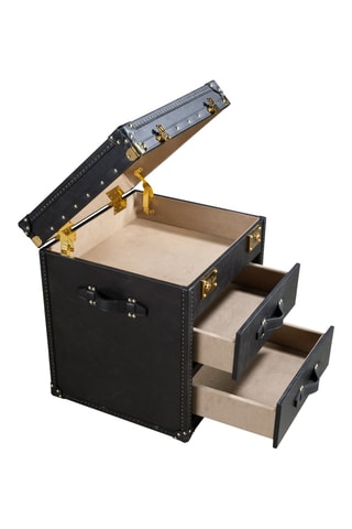 Baú - Preto - 55 x 50 x 62 cm 