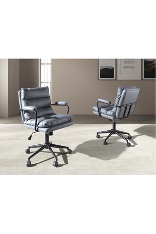 Cadeira de escritório giratória com rodas - 59 x 90 x 52 cm