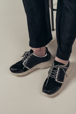 Leren Sneakers Hayatte Zwart