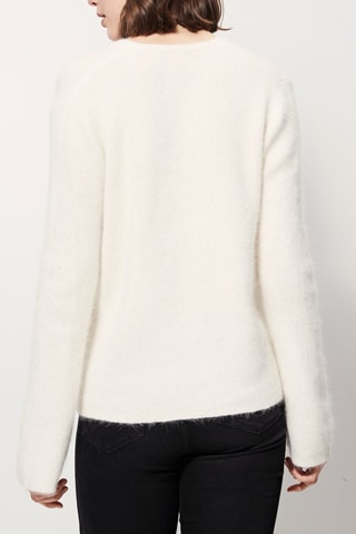 Angorawollen Trui Murmura Wit
