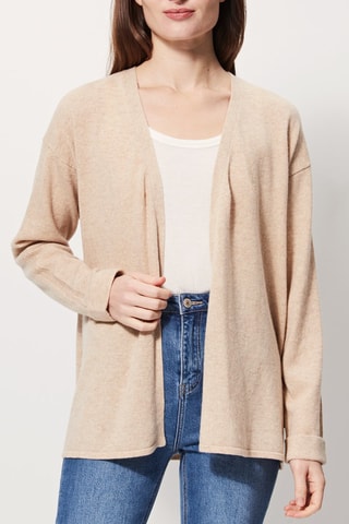 Kasjmier Vest Mesca Gemêleerd Beige