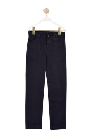 Rechte Broek Palmy Marineblauw